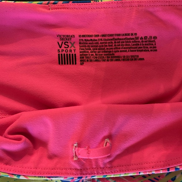 VSX Tropical Print Leggings - Calf Length - Size S - Picture 7 of 7